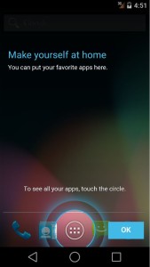 Android L Homescreen