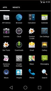 Android L appdrawer