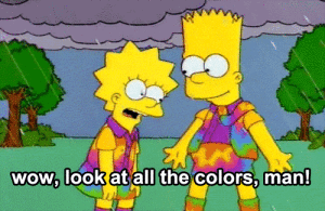 Simpson: i colori danno alla testa