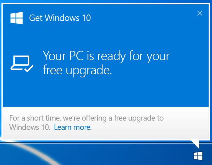 Windows 10 bloccare l'aggiornamento su Windows 7/ 8/ 8.1