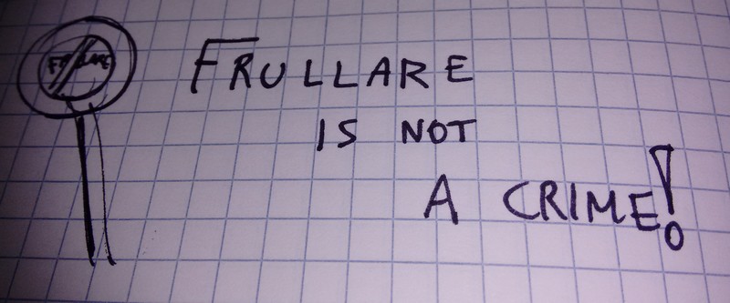 Frullare is not a crime