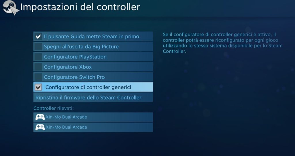 Steam Fix controller